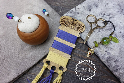 Бобинка-органайзер "Птица Сирин"