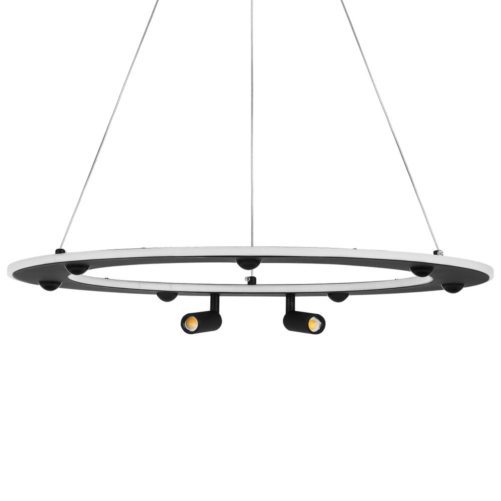 740467 Люстра DIVE LED 90W 4900LM G ЧЕРНЫЙ 3000-6000К