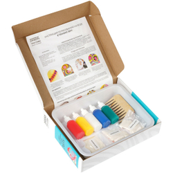 Набор для рисования на воде ТРИ СОВЫ "Краски Эбру", 5 цветов, А5, картонная коробка