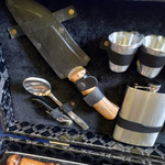 Шашлычный набор Кизляр с шампурами "Дипломат" №14, кейс из эко-кожи 30 предметов