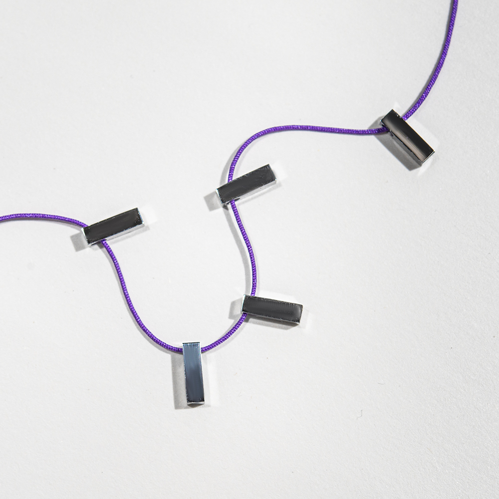 Подвеска в форме буквы "I", 8мм, сталь без покрытия