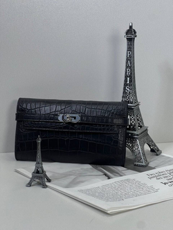Клатч Hermes из кожи крокодила
