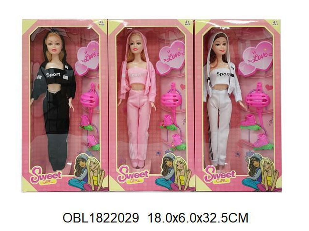 Кукла тип модель, с аксесс. в ассорт. коробка 01352