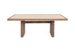 "Бергамо" плетеный обеденный стол, цвет коричневый