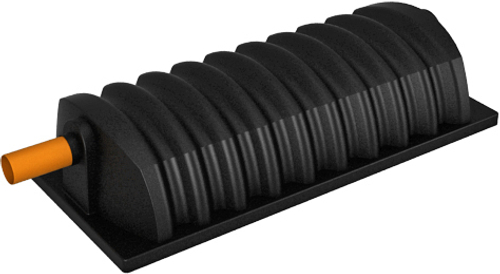 Тоннель дренажный "Росток" черный ЭкоПром(1800x840x410см;20кг;Черный) - арт.557200