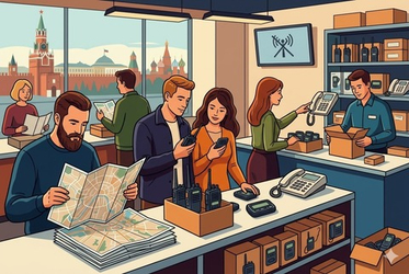 Перебои с мобильным интернетом подняли продажи раций и карт