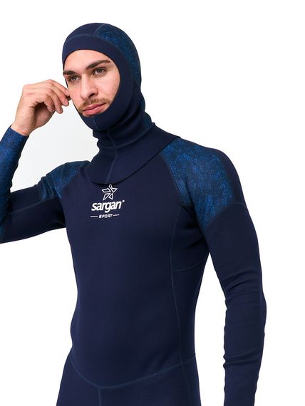 Шлем Sargan Sport 1022/BL длинный 3 мм синий