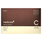 Medicube, Deep Vita C Ampoule, сыворотка с витамином C, 3 флакона по 10 г (0,35 унции)