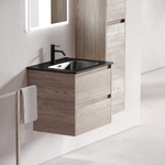 Тумба подвесная под раковину Sancos Libra, дуб галифакс натуральный 590х450х500 мм