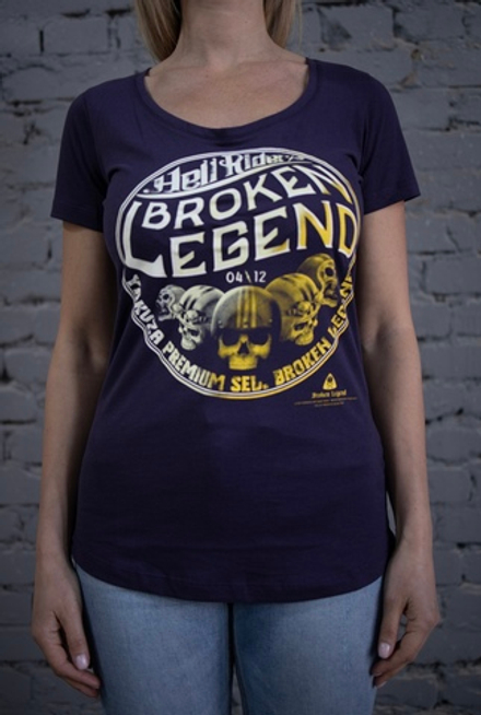 Футболка женская фиолетовая Yakuza Premium 3430