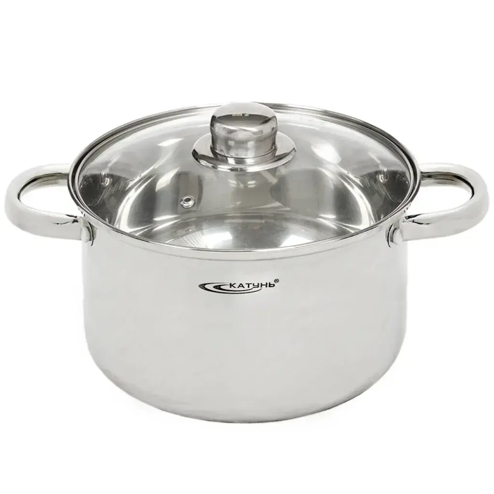 Кастрюля из нержавеющей стали 2,2л «Гретта» Катунь