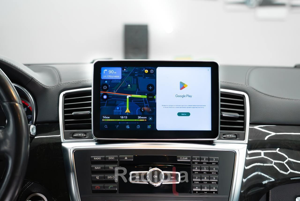 Магнитола для Mercedes-Benz ML (W166), GL (X166) 2011-2015 NTG 4.5/4.7 - Radiola RDL-7702 монитор 9" на Android 13, 8Гб+128Гб, CarPlay, 4G SIM-слот