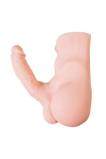 Мастурбатор с фаллосом Manuel (Цвет: телесный)