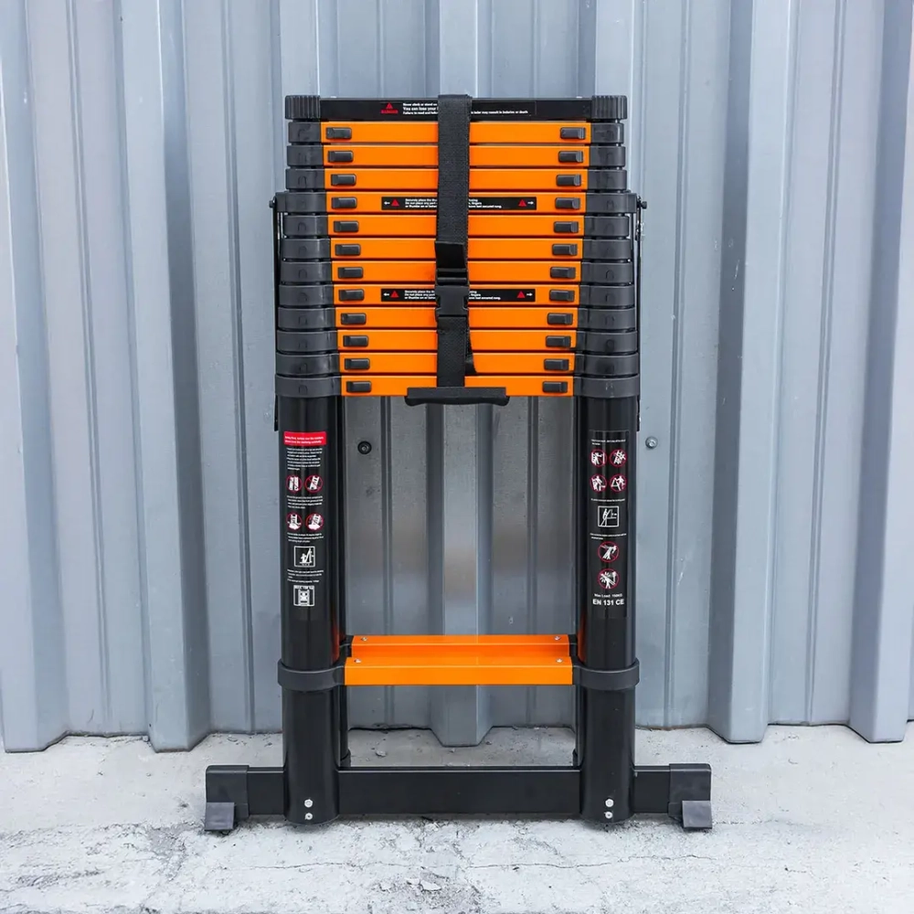 Стремянка телескопическая алюм. бытовая 5.4м (14+14 ступ.) ISMA ISMA-UP540-2