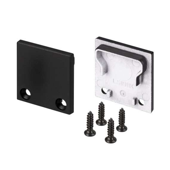 Набор заглушек Arlight SL-Line-2011M Square Black глухая 029180