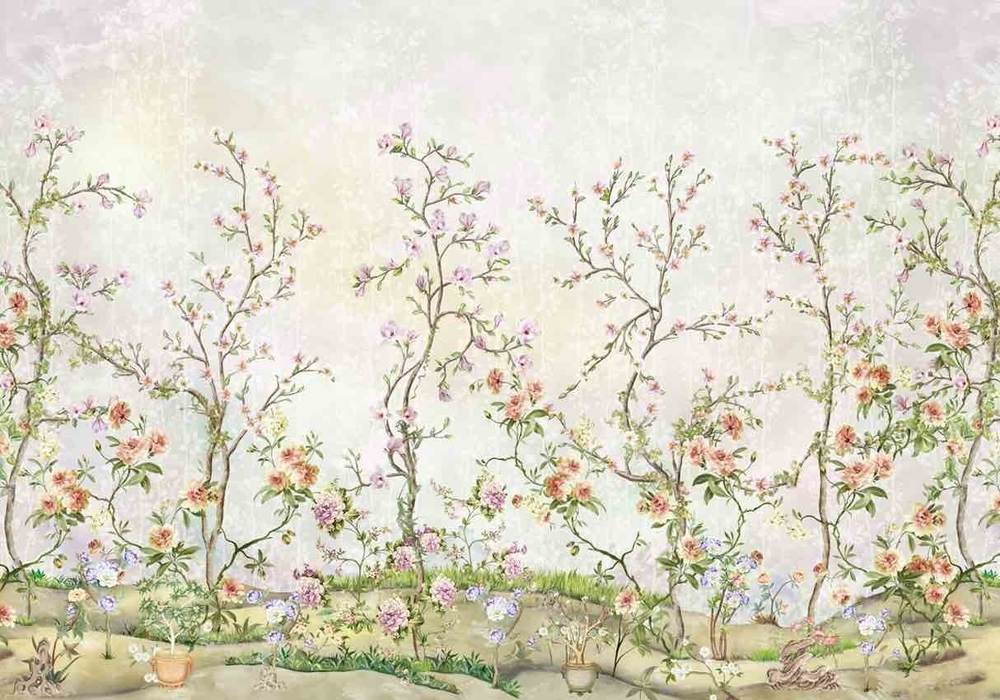Дизайнерские обои-панно. Коллекция: Garden, Арт.: СК-019-01. Размер: 260 х 370 см.
