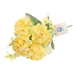Искусственные цветы «Летнее вдохновение» Гортензия 30см цвет желтый