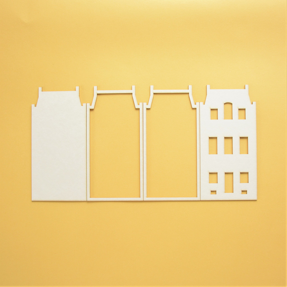 Заготовка для мастер-класса "Город Детства", Домик 6