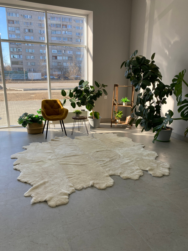 Ковер шкура натуральная овчина Меховой