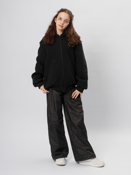 Брюки утепленные черные