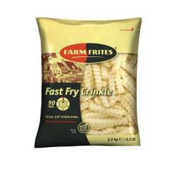 Картофель фри 12 мм волнистый Farm Frites 2,5 кг