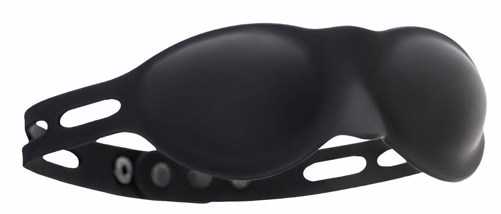 Черная плотная силиконовая маска (Цвет: черный)