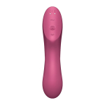 Малиновый вакуум-волновой вибростимулятор 17,75см Satisfyer Curvy Trinity 3
