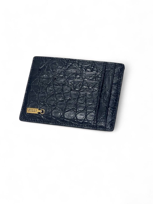 Картхолдер Zilli из кожи крокодила