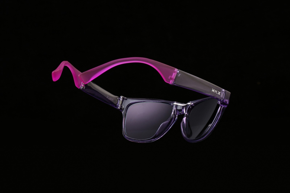 Спортивные очки HILX Unfold Shiny Crystal Purple / Purple Polarized Lens