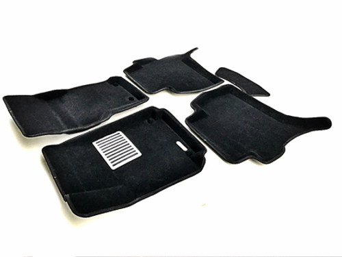 Коврики салона для VOLKSWAGEN Amarok (2017-) Euromat 3D Lux черные. Арт. EM3D-005417