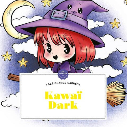 Hachette  раскраска по номерам  Kawaï dark