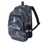 Рюкзак "Black car" 30*11*40см, 3 отделения, 2 кармана, ортопедическая спинка, с пеналом