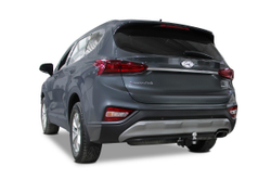 Фаркоп с элект. Smart, для Hyundai Santa Fe III, IV поколение 2012-2018 2018-2020, шар Е, 2500/100 кг, F.2316.002, Berg (паспорт, сертификат)