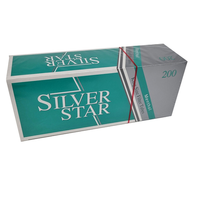 Гильзы для сигарет "Silver Star" KS Menthol 8.1/15мм 200шт