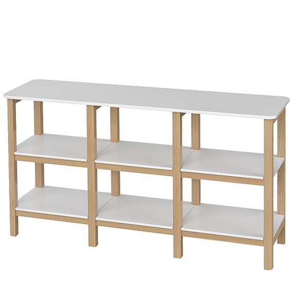 Стеллаж Classic низкий (белый)