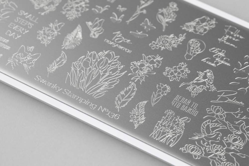 Swanky Stamping Пластина для стемпинга 136.