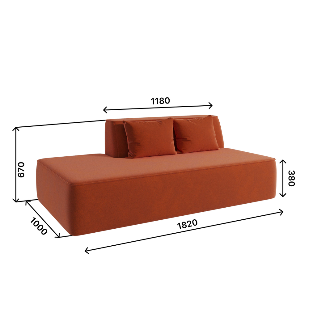 Диван, диван угловой Нафанаил, модульный