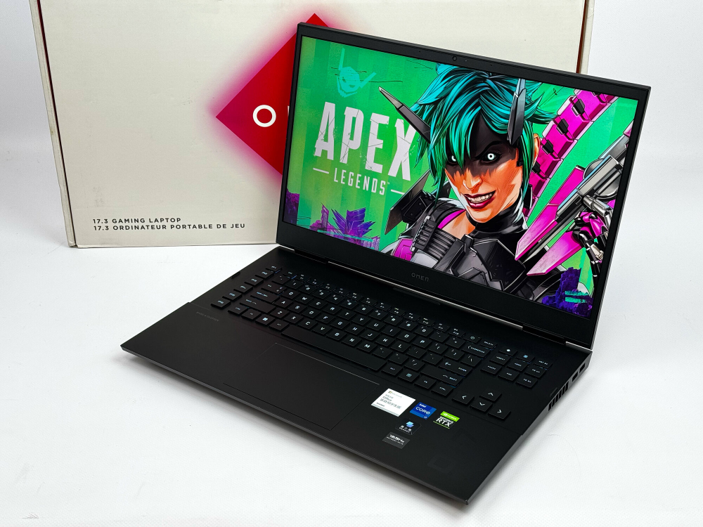 17.3" Игровой ноутбук HP Omen RTX 3080 Ti / Intel Core i7-12800HX / 16GB / 1TB/ 2.5K / 165Hz / Win11 / RU-EN клавиатура