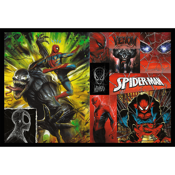 Pazl / Пазлы / Puzzles - "2x200" - Spider-Man day and night / Disney Marvel Spiderman