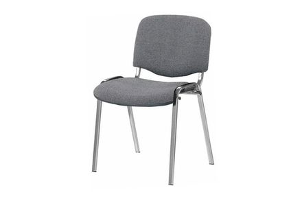 Стул офисный Изо (м/к хром, рогожка)