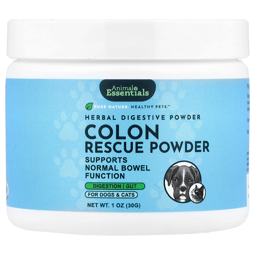 Animal Essentials, средство для восстановления кишечника, в порошке, для собак и кошек, 30 г (1 унция)
