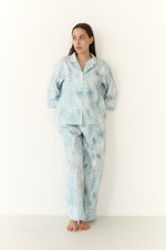 Рубашка сатин Зимний лес