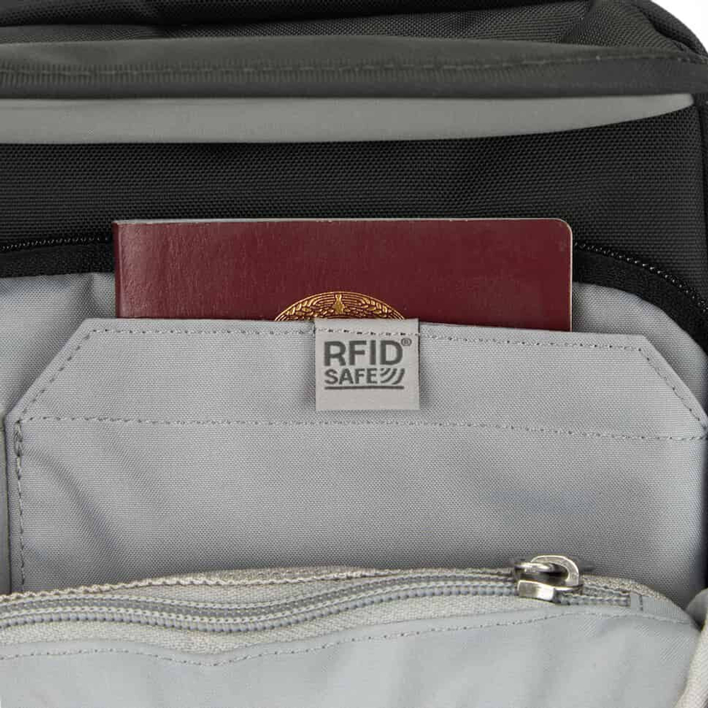 Сумка антивор Pacsafe Metrosafe X compact crossbody, черный, 3 л.