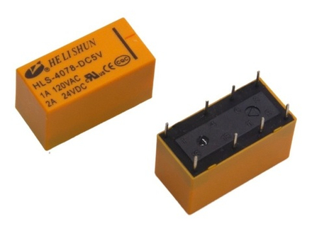 Реле электромагнитное HLS-4078-DC5V