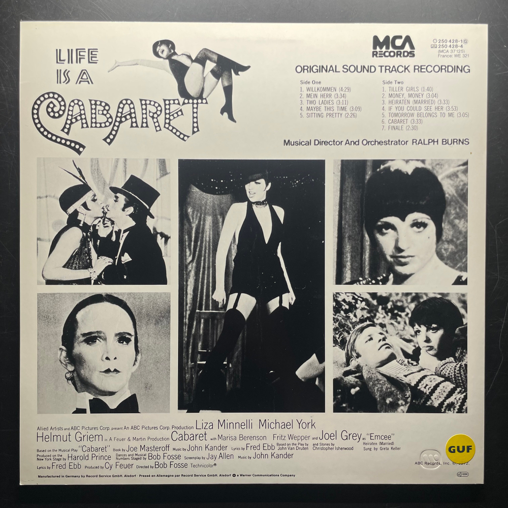 Cabaret - Original Sound Track Recording (Германия)
