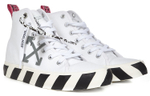Off-White Vulcanised Mid-Top