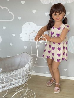 Кукла Реборн ростовая 120см в пакете (FA-438)