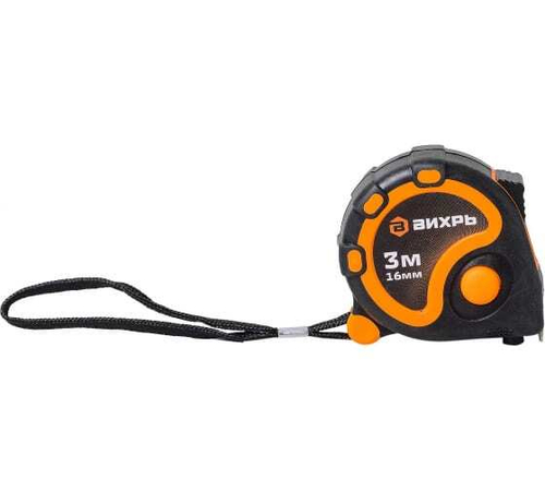 Рулетка 3м 16мм Вихрь