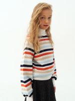 Джемпер для девочки AT1215 мультиколлор