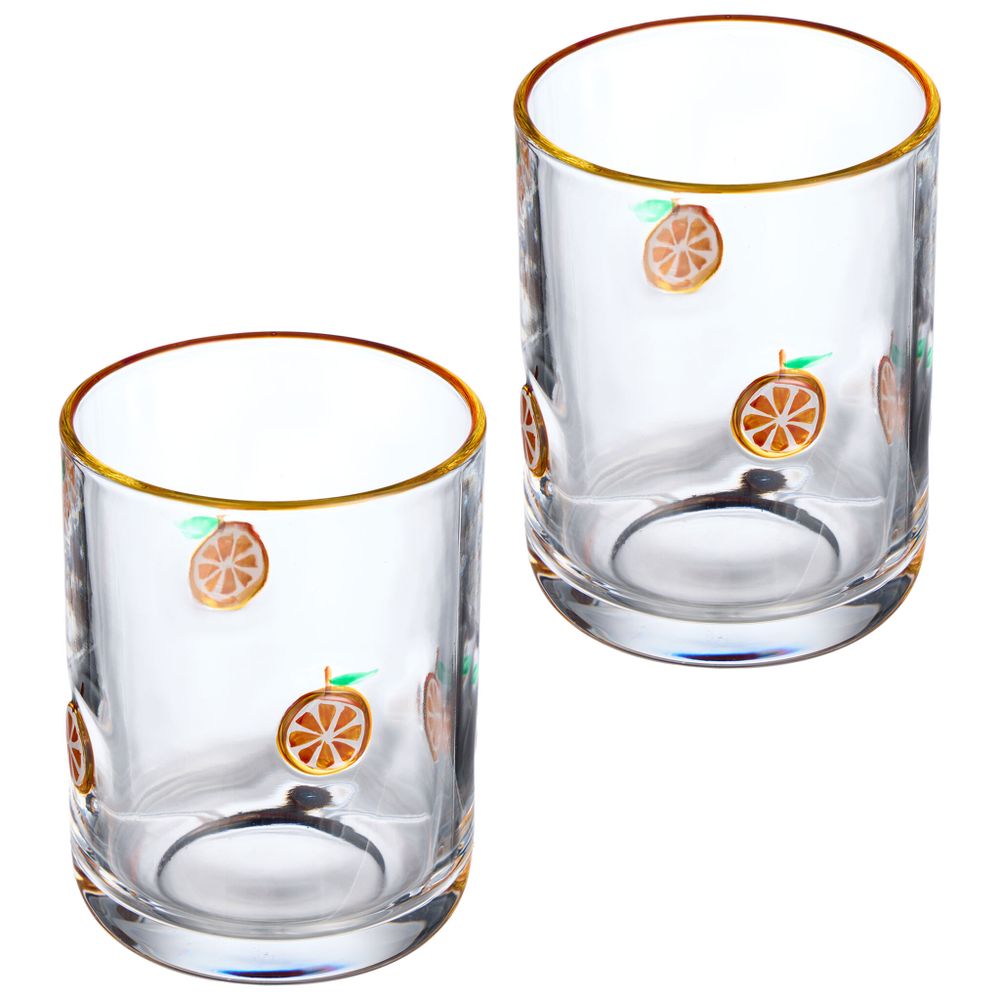 НАБОР СТАКАНОВ "FRUITY ORANGE" ИЗ 2 ШТ. 400 МЛ